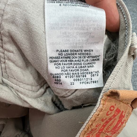 Levis 501XX Jean Mens 40 Sand Denim Mid Rise Button Fly Classic Straight 2012 - Picture 10 of 16